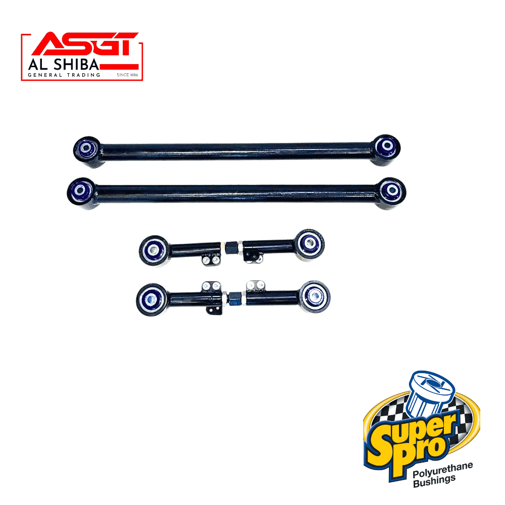 Al Shiba General Trading polyurethane bushings for automotive suspension systems.