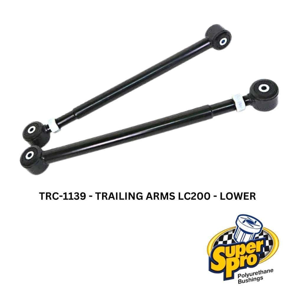 Trailing arms LC200 for vehicle suspension, durable polyurethane bushings.
