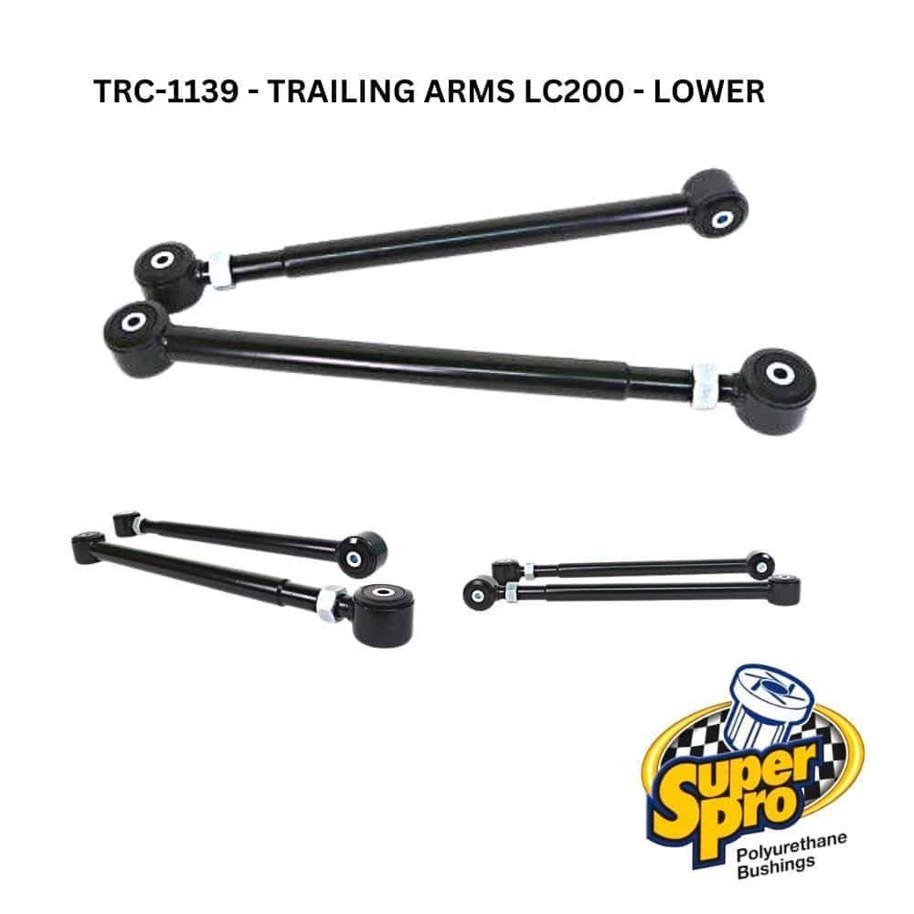 Trailing arms LC200 lower suspension parts for Toyota vehicles.
