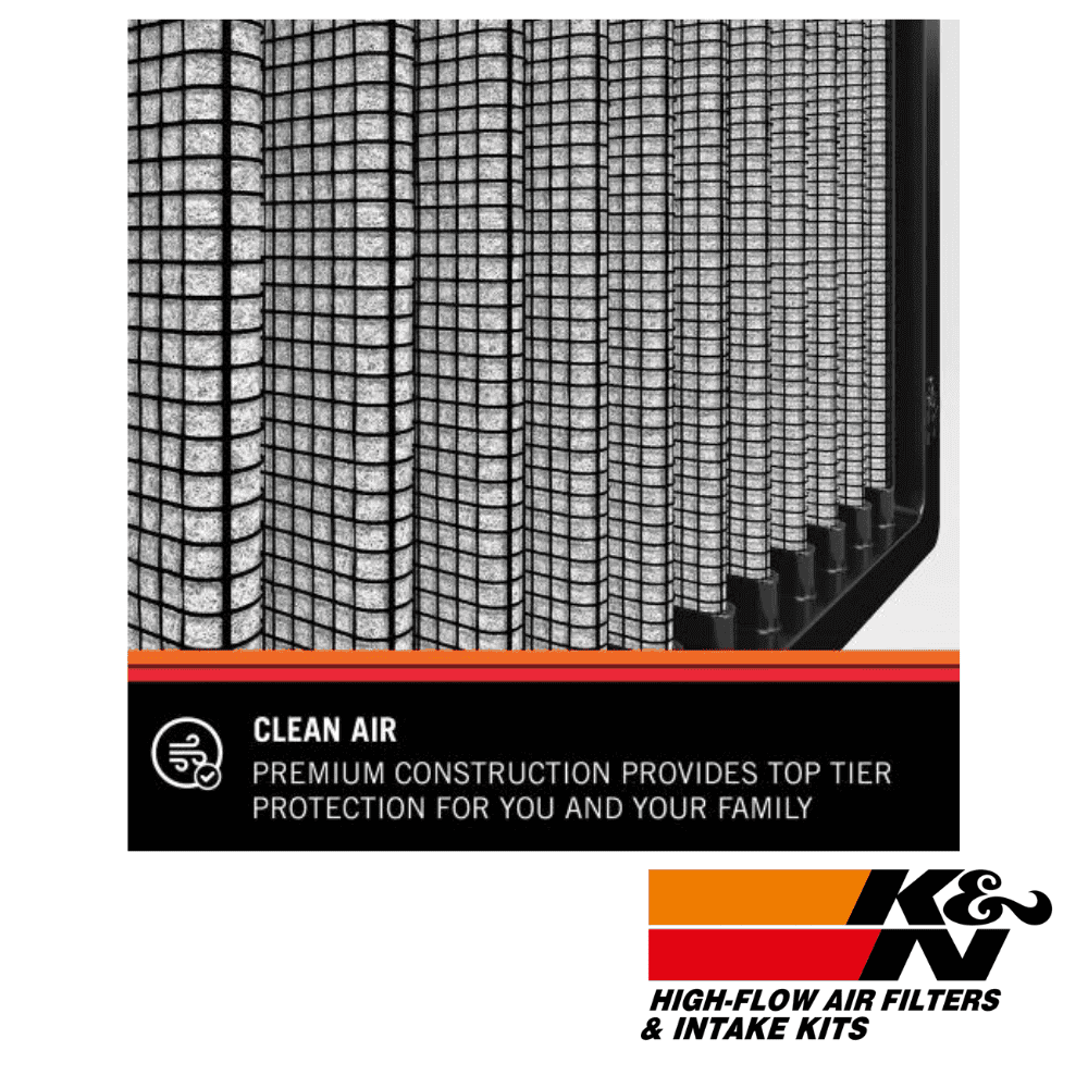 High-flow air filters and intake kits for clean air and top-tier protection.