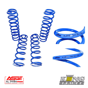 Blue King Springs coil springs for automotive suspension, high-quality and durable.
