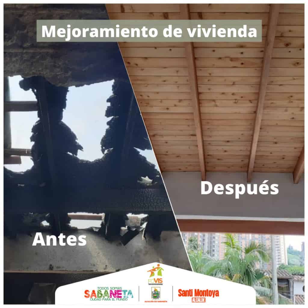 Sabaneta reforma viviendas a sus habitantes
