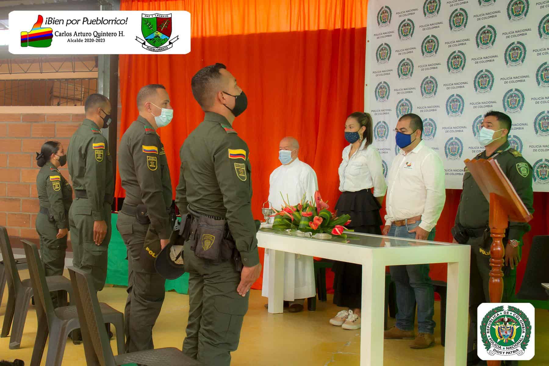 Pueblorrico hace un reconocimiento a la Policía Nacional