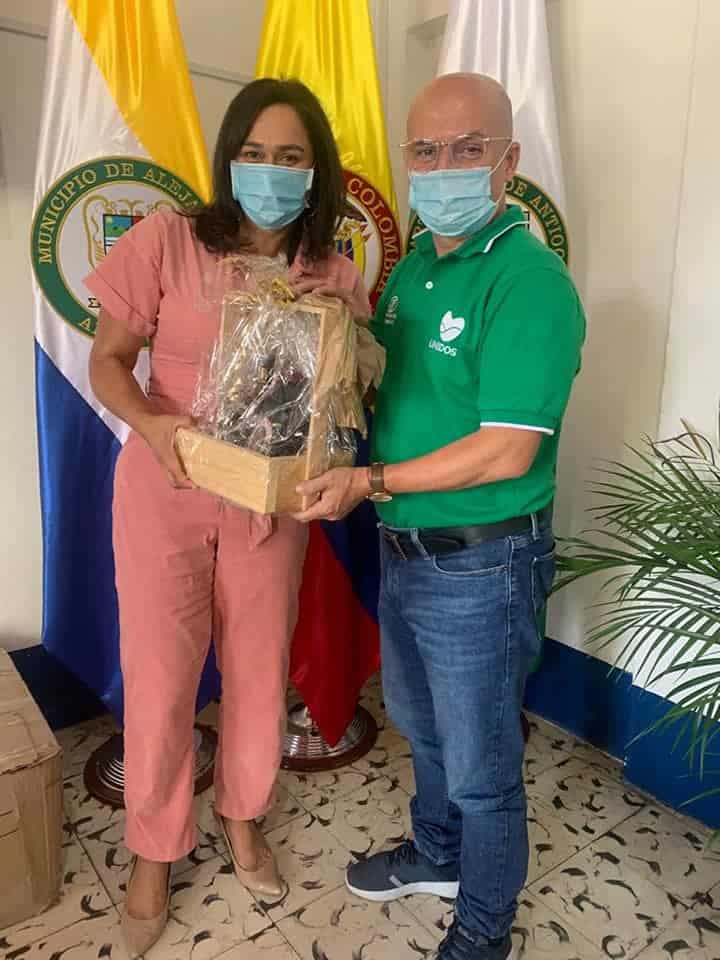 Alejandría contó con la visita del Gerente de Indeportes