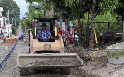 Avanza la pavimentación en Fredonia