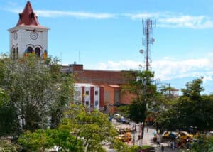 Recorrido de control por el covid en Santa Bárbara