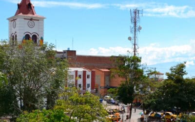Recorrido de control por el covid en Santa Bárbara