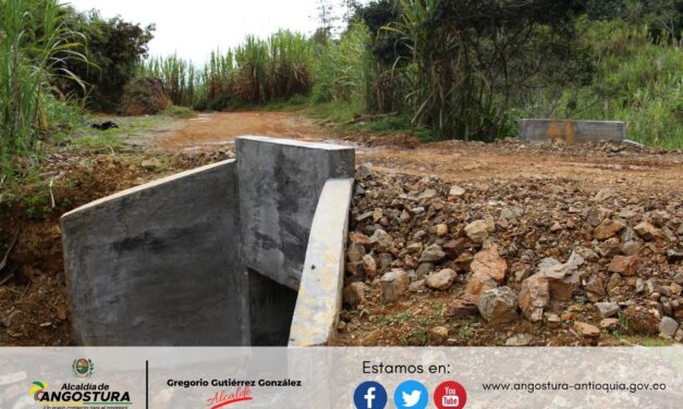 Construcción de estructura hidráulica permite mejorar la movilidad en veredas de Angostura