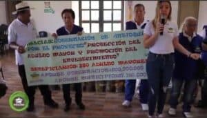 Los adultos más vulnerables de San Roque contaron con ayuda alimentaria