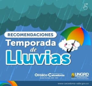 Recomendaciones para esta temporada de lluvias
