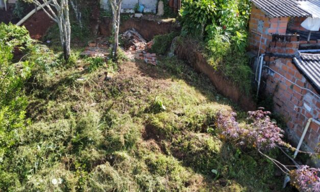 40 viviendas están en riesgo de deslizamiento en Santa Bárbara
