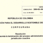 CORPOURABÁ cita a 20 personas y entidades para notificación personal