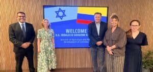 Colombia acuerda con Israel capacitación en riego y reúso de agua para el agro