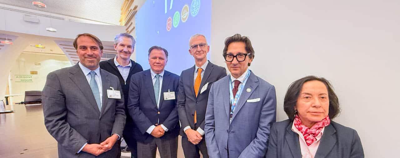 Reunión sobre cooperación italiana entre el ministro de Agricultura de Colombia y el director de la AICS en Roma