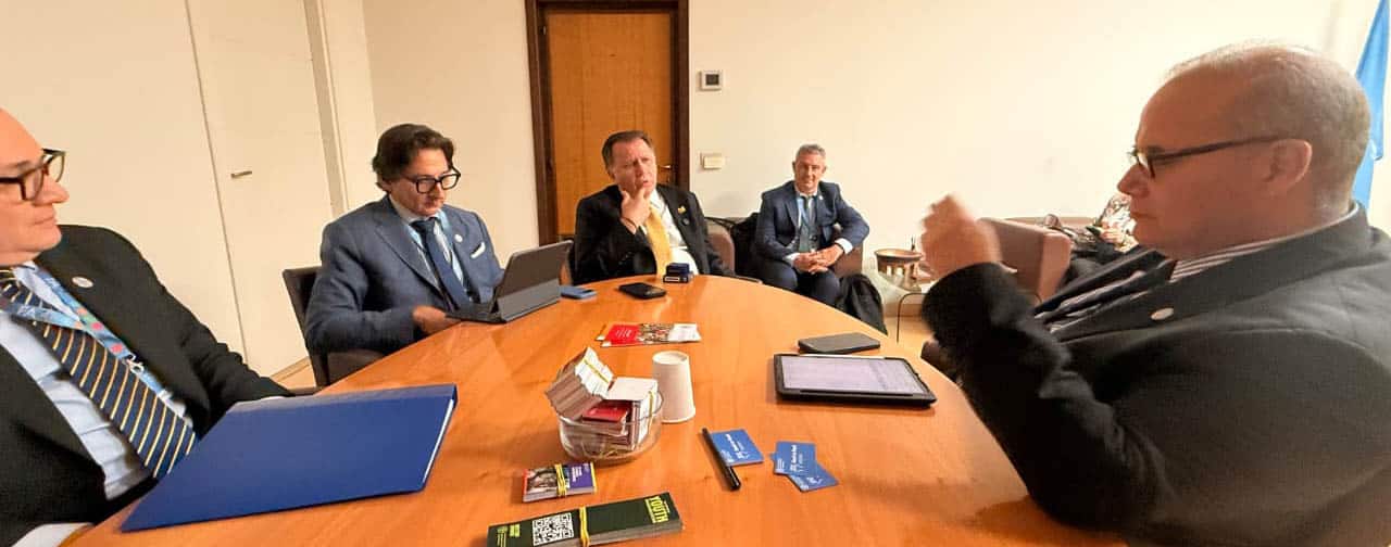 Imagen institucional sobre la participación de Colombia en el Foro FAO en Roma