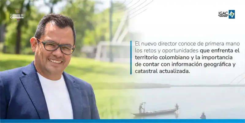 Gráfico del IGAC sobre el nombramiento de Jairo Alexis Frías Peña