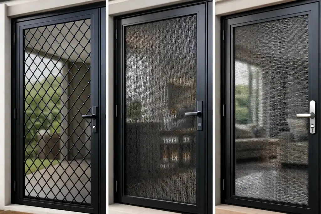 Types of Security Screen Doors Explained