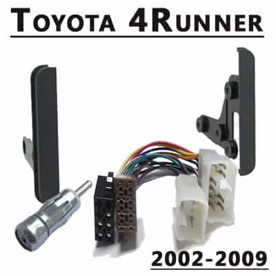 Plug-and-Play Autoradio Adapter für Toyota 4Runner 2002-2009, CAN-B kompatibel.