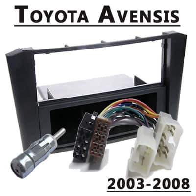 Hochwertiger Autoradio Adapter für Toyota Avensis 2003-2008 mit CAN-B, einfaches Einbauen.