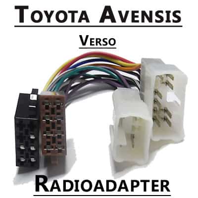 AutoRadio Adapter Toyota Avensis CAN-B, Kabel, Plug & Play, Hochwertig.