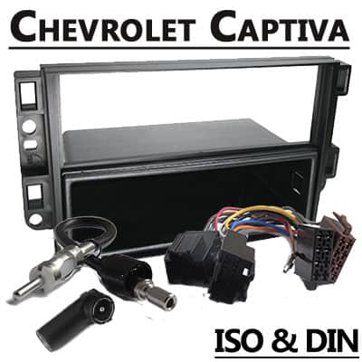 Autoradio Adapter Chevrolet Captiva, CAN-B Dateninterface, ISO & DIN kompatibel.
