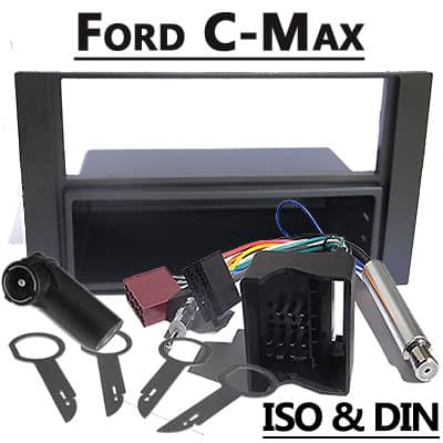Autoradio Adapter für Ford C-Max, CAN-B Interface, ISO & DIN kompatibel.