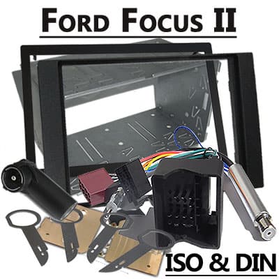 Autoradio Adapter für Ford Focus II, CAN-B Integration, hochwertiger Fahrzeug-Adapter.