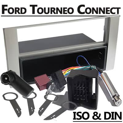 Autoradio Adapter für Ford Tourneo Connect, CAN-B, ISO & DIN Anschluss.