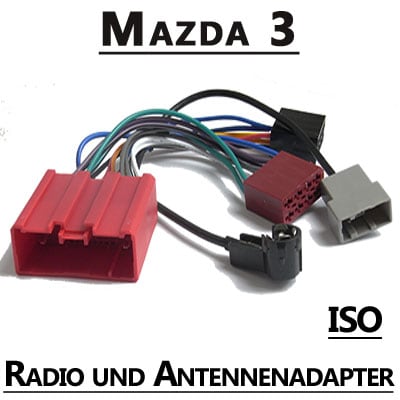 Autoradio Adapter Kabel Mazda 3, CAN-B kompatibel, hochwertige Verbindung.