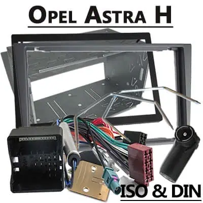 Autoradio Adapter Opel Astra H, CAN-B, ISO & DIN, fit für Fahrzeuginstallation.