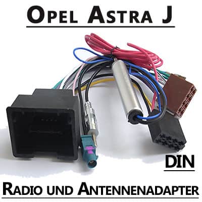 CAN-B Autoradio Adapter Opel Astra J, Radio- und Antennenadapter.