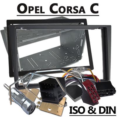 Hochwertiger Autoradio Adapter für Opel Corsa C mit CAN-B Schnittstelle.