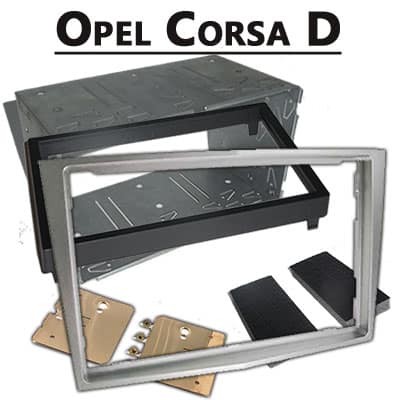 Rahmen für Opel Corsa D Autoradio, CAN-B Adapter, Einbauset, Fahrzeugradio Zubehör.