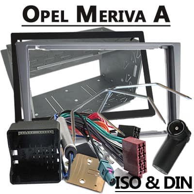 Hochwertiger Opel Meriva A Autoradio Adapter mit CAN-B Schnittstelle für einfachen Radio Adapter Einbau.