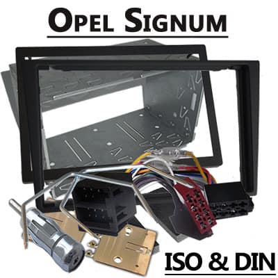 Multifunktionaler Autoradio Adapter mit CAN-B Schnittstelle für Opel Signum, ISO & DIN kompatibel.