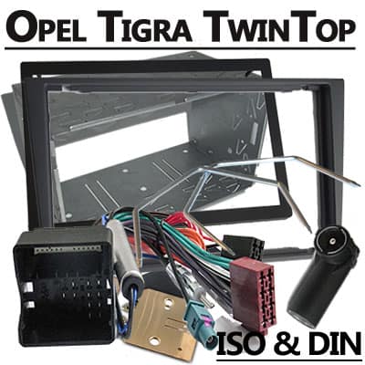 Automobile Autoradio Adapter mit Kabel für Opel Tigra TwinTop, CAN-B Schnittstelle.