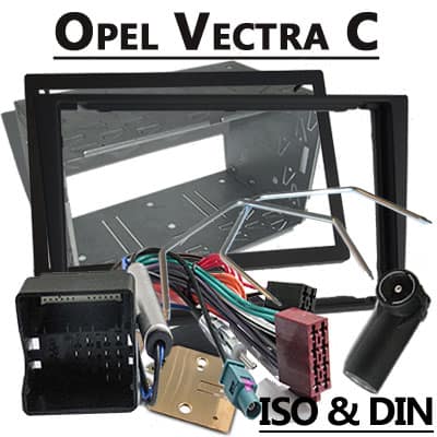 Fahrzeugradio Adapter Opel Vectra C mit CAN-Bus, Einbauzubehör.