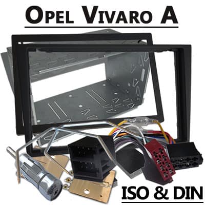 Audio-Adapter Opel Vivaro A, CAN-B, DIN ISO, Autoradio-Adapter für Fahrzeugtechnik, Multimedia, Car-Audio.
