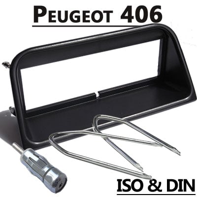 Adapter für Peugeot 406 Autoradio, CAN-B, ISO & DIN kompatibel.