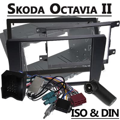 Adapter für Skoda Octavia II CAN-B, ISO & DIN kompatibel.