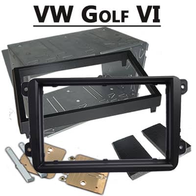 Halterung für VW Golf VI Autoradio, CAN-B, Einbaurahmen, passend für Autoradios.