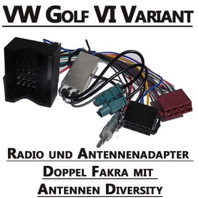 VW Golf VI Autoradio Adapter mit CAN-B Schnittstelle für Top Soundqualität, unkomplizierte Installation.