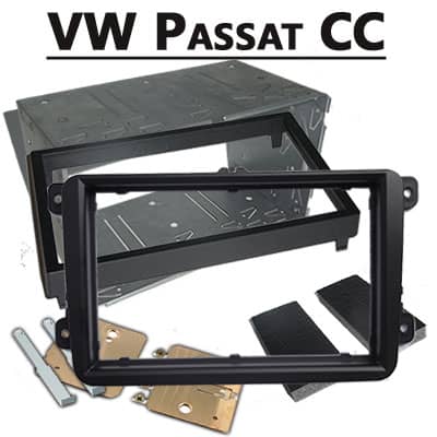 Edelstahl-Auto-Radio-Adapter für VW Passat CC, CAN-B kompatibel.