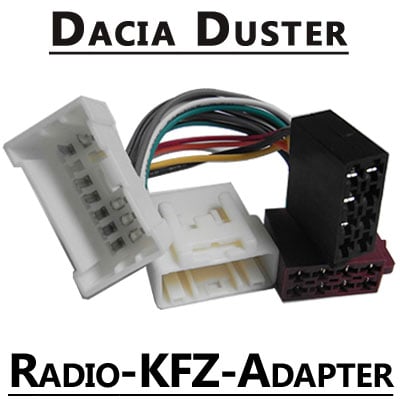 Adapter für Dacia Duster Autoradio, CAN-B Interface, Kabelverbindung.