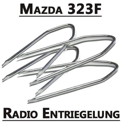 Hochwertige Mazda 323F CAN-B Radioentjumpers für Autoradio-Adapter.
