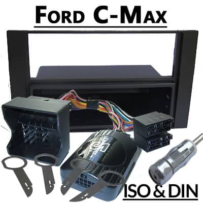 Autoradio Adapter für Ford C-Max, CAN-Bus kompatibel - Einfacher Einbau.