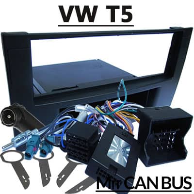 Autofahreradapter für VW T5, CAN-Bus kompatibel, sicher und einfach zu installieren.