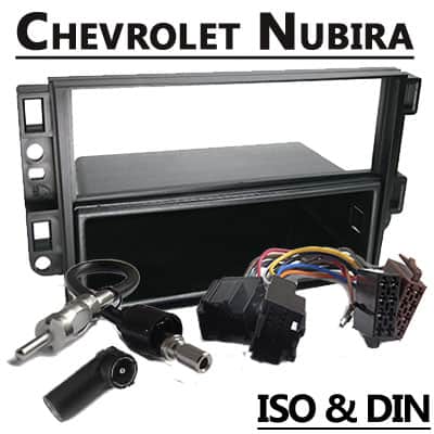 Auto radio adapter Chevrolet Nubira, CAN-B, ISO & DIN kompatibel.
