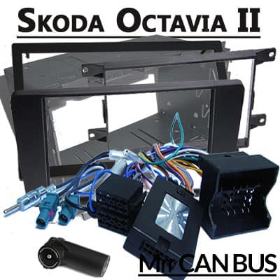 CAN-B Adapter für Skoda Octavia II, Autoradio Adapter, einfache Installation.