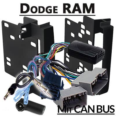 Adapter für Dodge Ram mit CAN-Bus, Autoradio Adapter, Kfz Multimedia, Fahrzeugintegration.